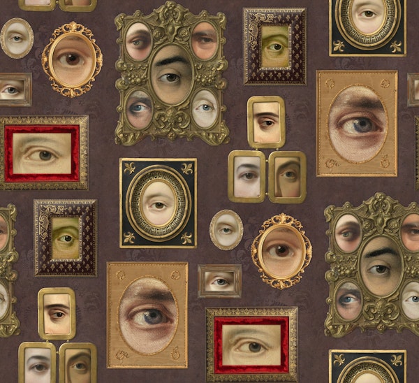 Single Eyes Victorian Portraits brown