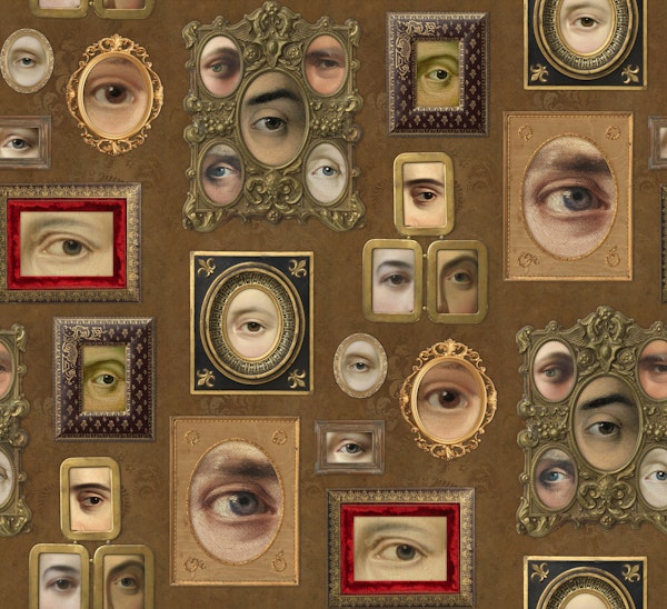 Single Eyes Victorian Portraits Rust