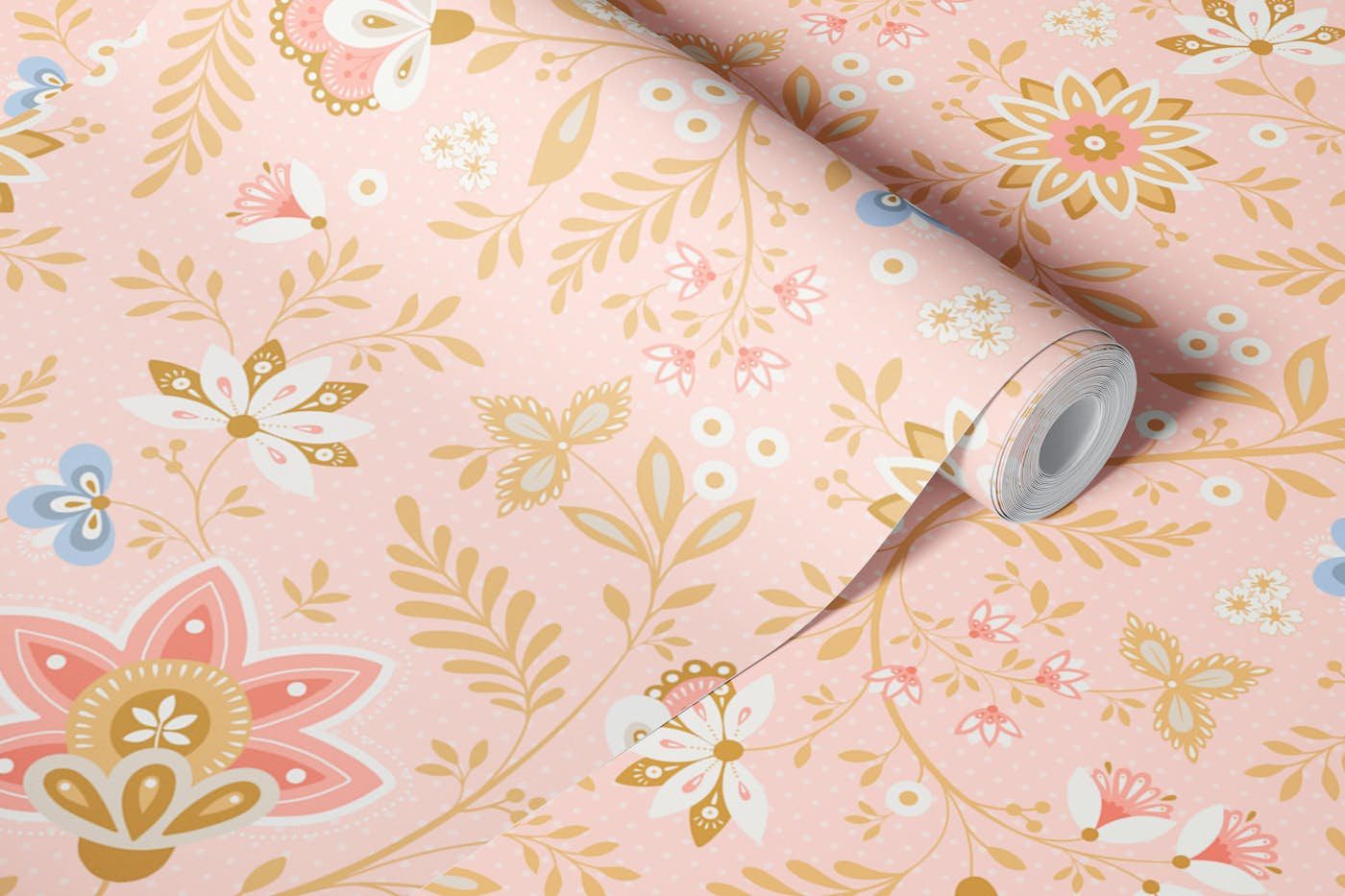 Little Chintz, Rose Quartz, L wallpaper roll