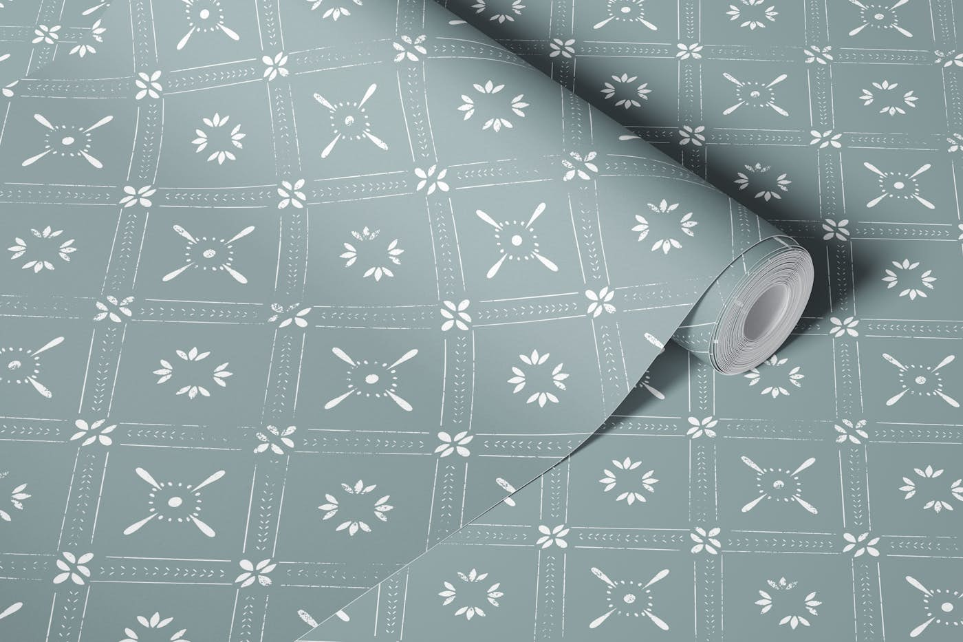 Boho patterns wallpaper roll