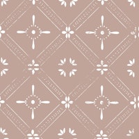 Retro Bohemian Charm wallpaper