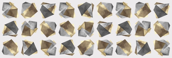 Gold and metal figures