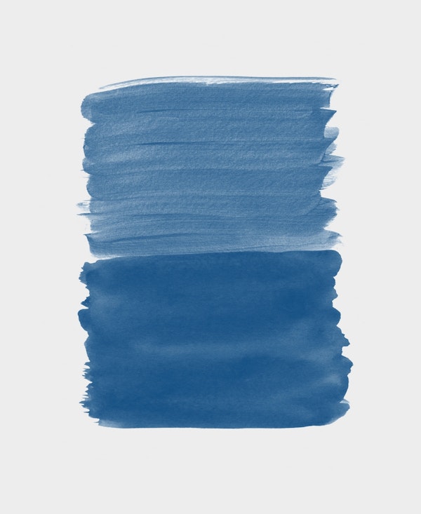 Classic Blue Abstract 1