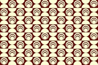 Retro Shapes Geometry Pattern carta da parati