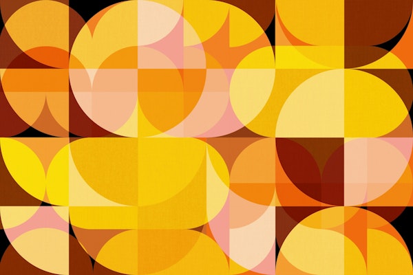 Mid Century Bauhaus Colorful