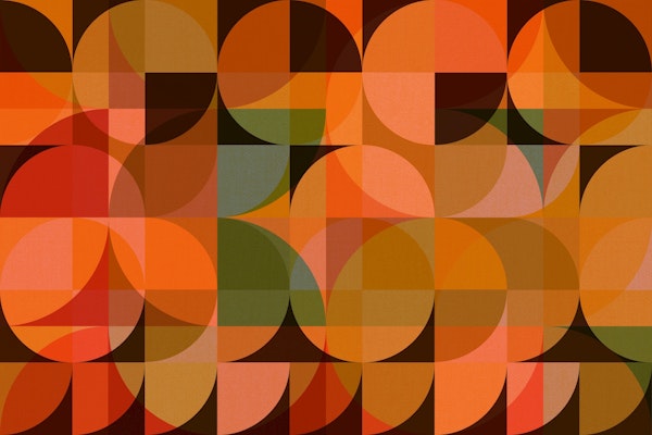 Mid Century Bauhaus Rounds