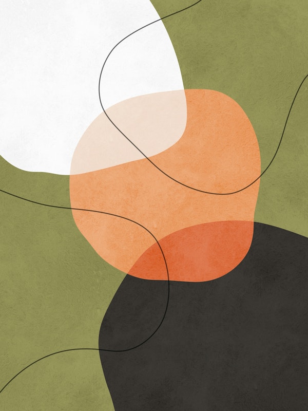 Modern geometric shapes 3