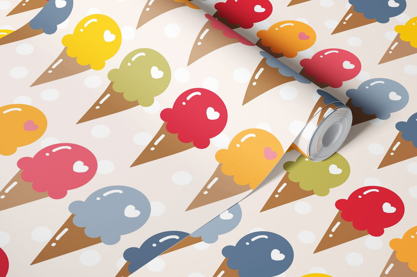 Ice Cream wallpaper roll