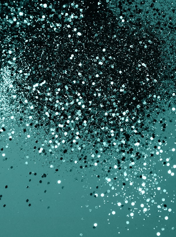 Teal Mermaid Ocean Glitter 3