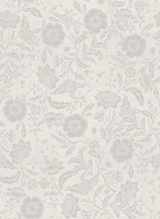 Textured neutral florals wallpaper