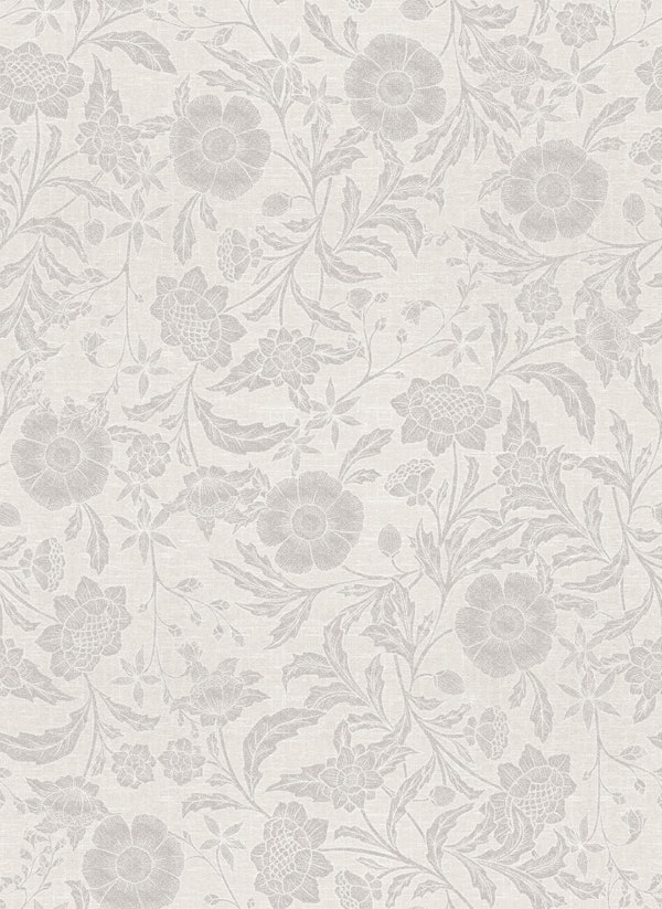 Textured neutral florals