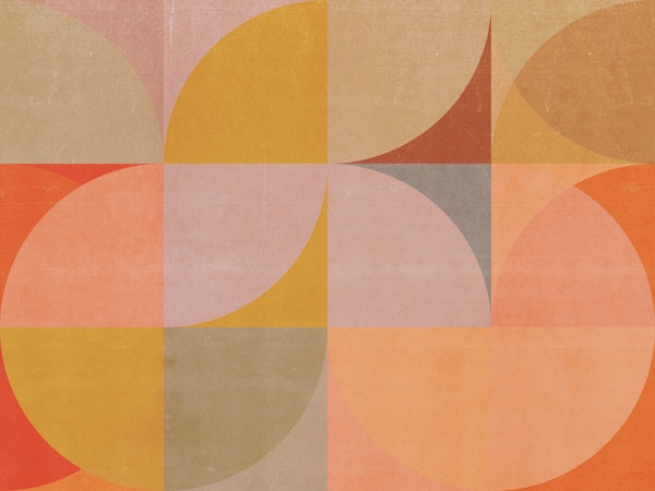 Mid Century Bauhaus Geo Vivid