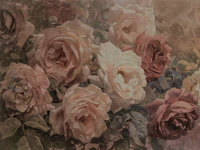 Moody Rustic Night Floral behang