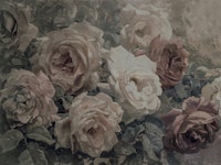 Moody Rustic Night Flowers wallpaper