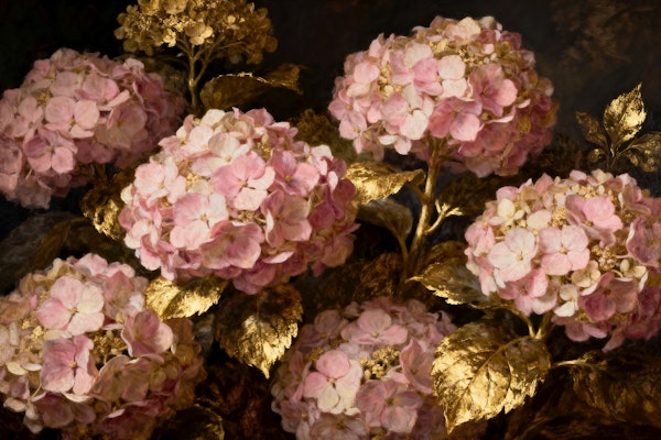Large Moody Night Garden Floral