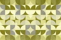 Sage Bauhaus Geometry behang