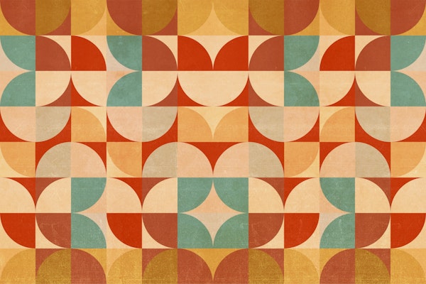 Vivid Bauhaus Geometry