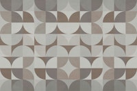 Beige Bauhaus Geometry behang