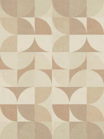 Beige Bauhaus Geometry wallpaper