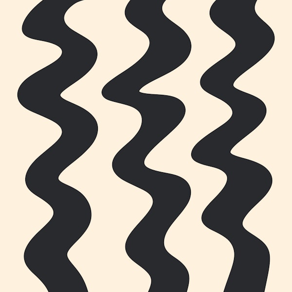 Squiggly lines - monochrome