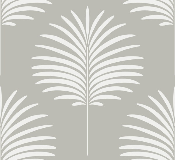Palm Leaves on Gray