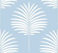 Palm Leaves - Air Blue ταπετσαρία
