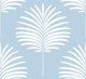 Palm Leaves - Air Blue