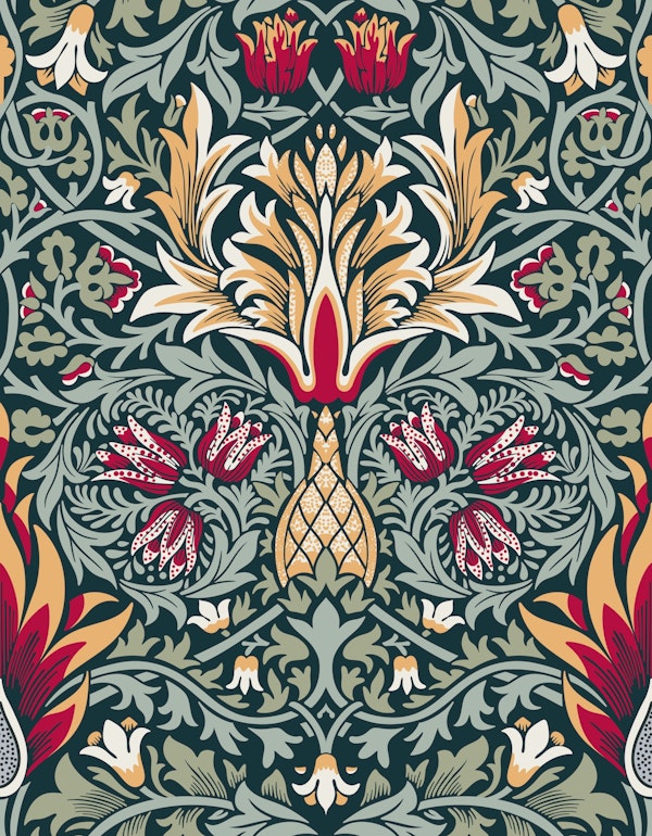 Victorian Snakeshead pattern 1