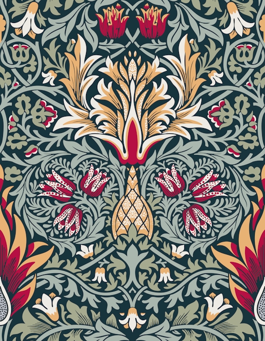Victorian Snakeshead Pattern - Happywall