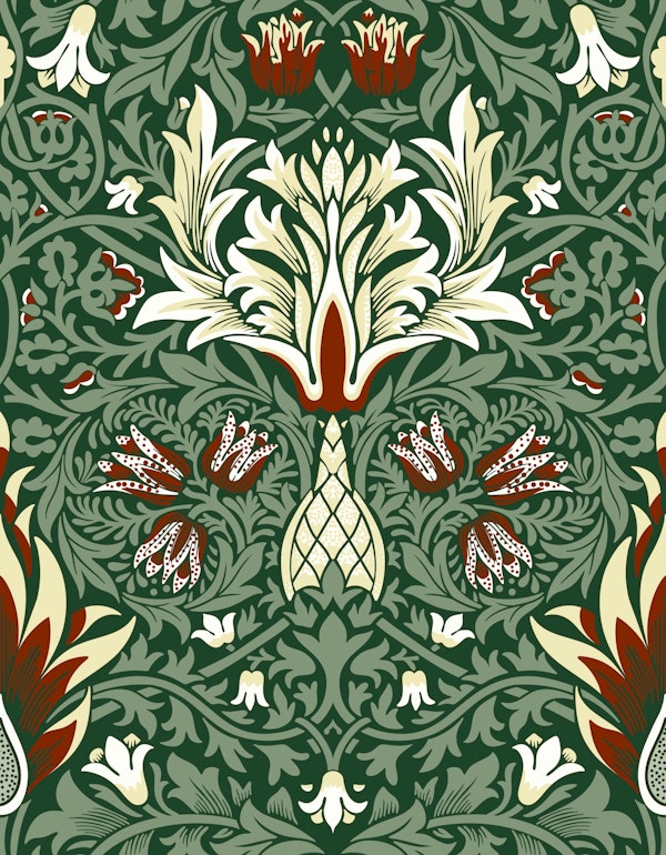 Victorian Snakeshead pattern 2