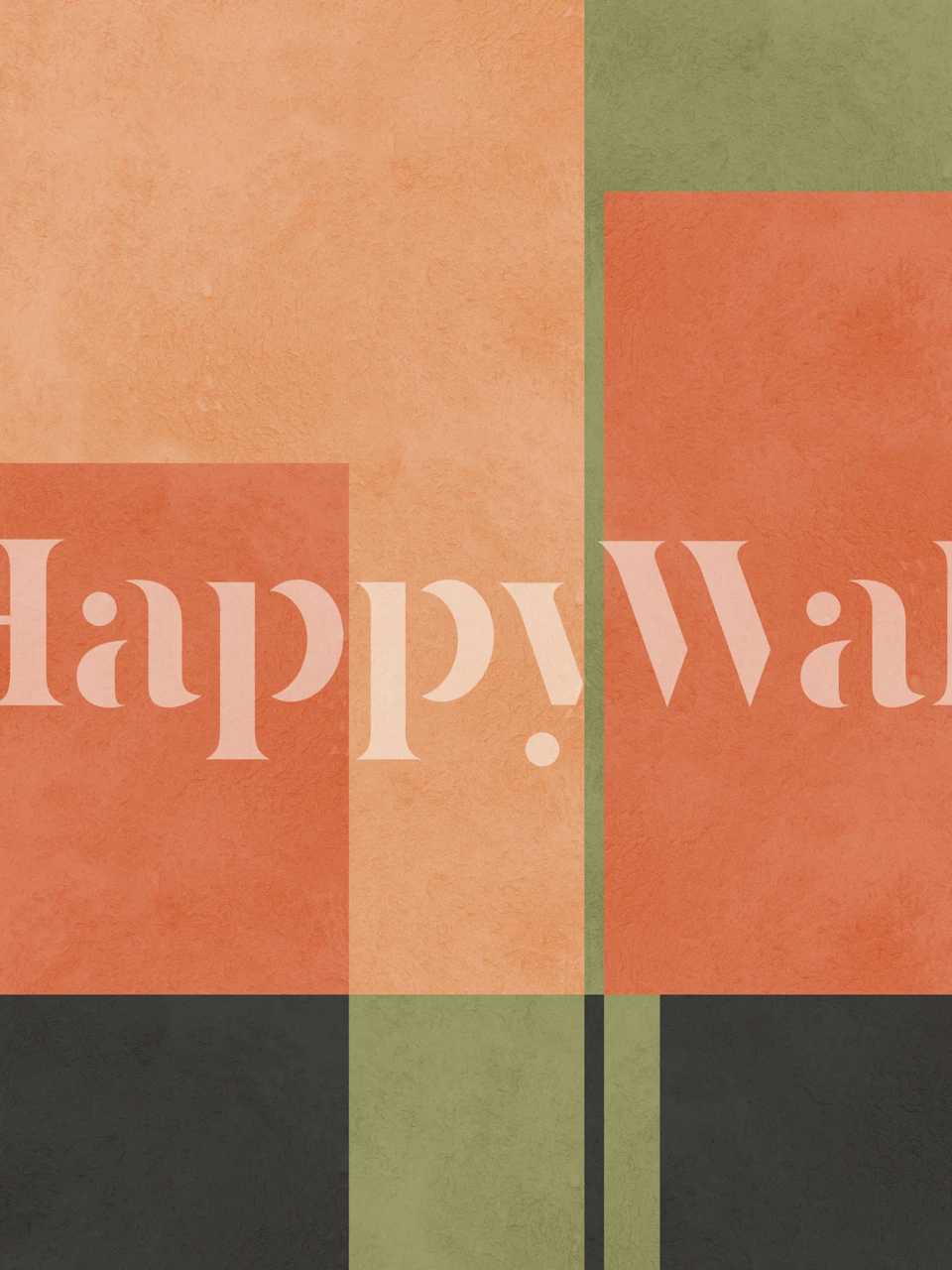 Modern geometric shapes wallpaper design