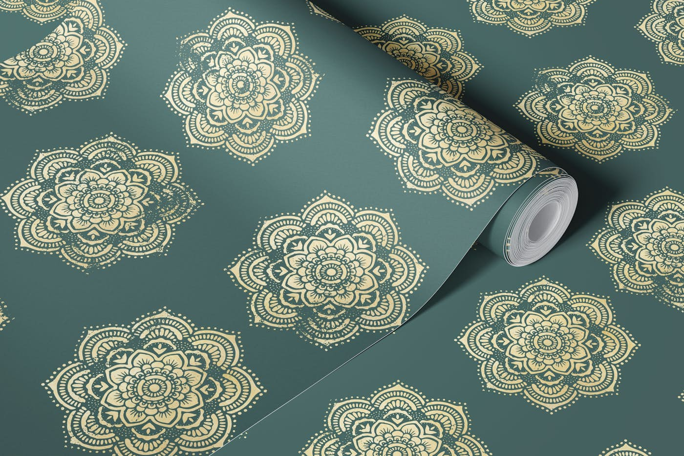 Retro Boho Romantic wallpaper roll