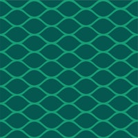 Ogee pattern in dark green minimal art wallpaper