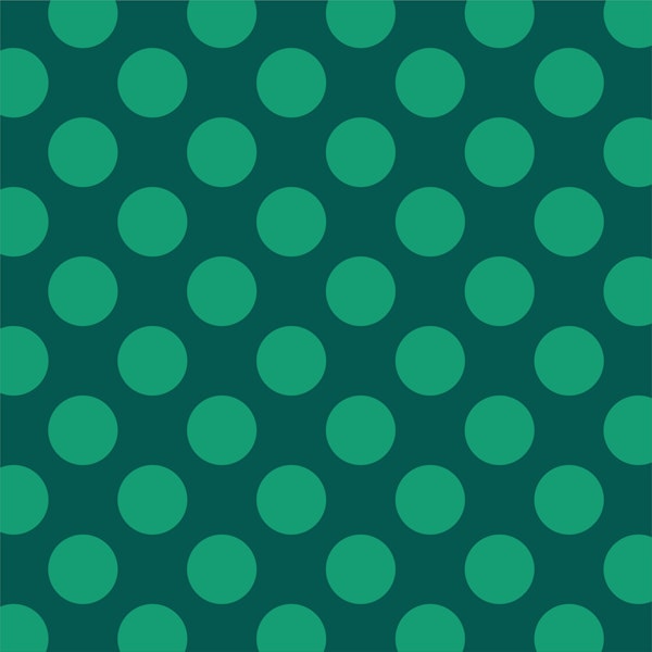 Dark green jade polka dotted design