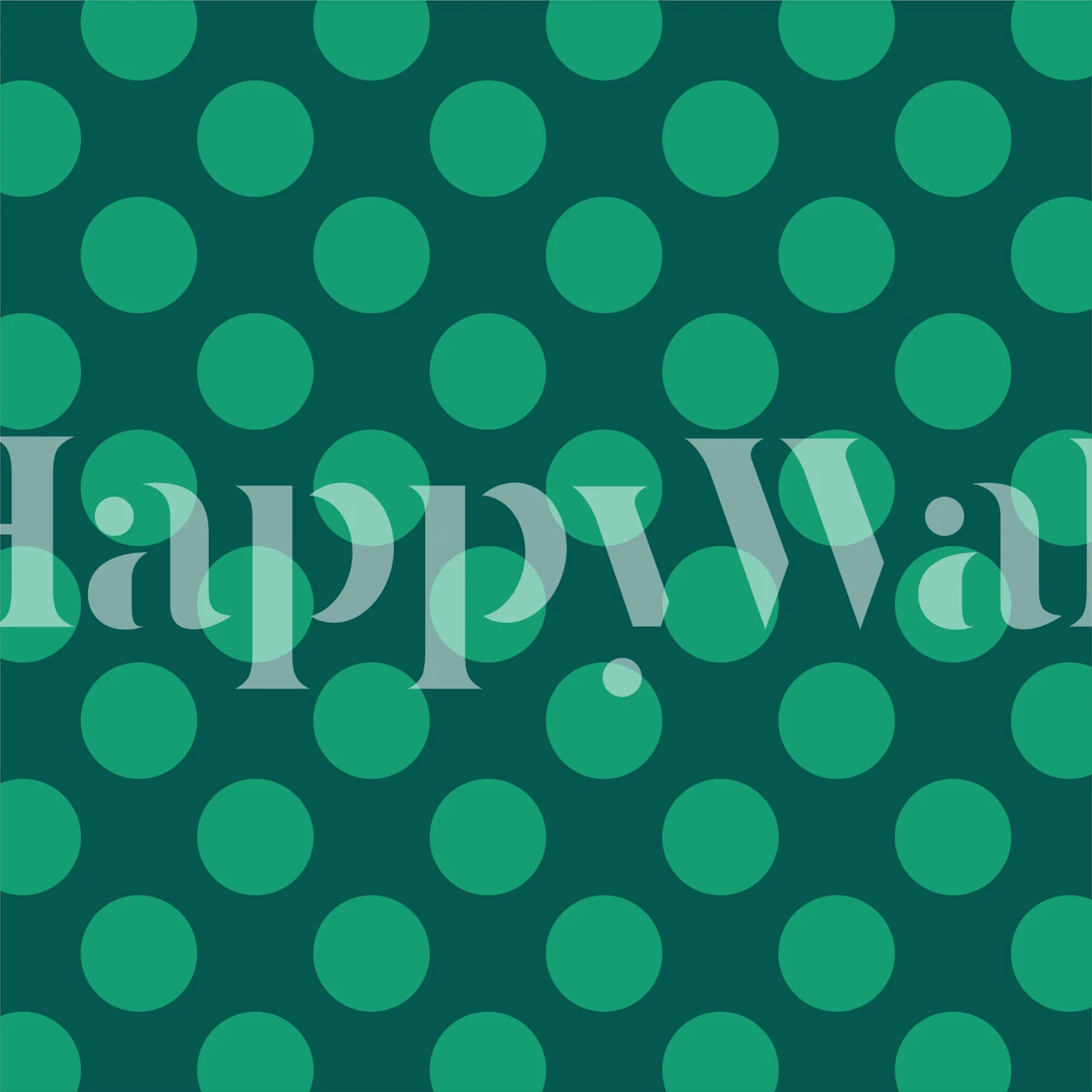 Ciemnozielona fototapeta w jadeitowe kropki do wystroju domu