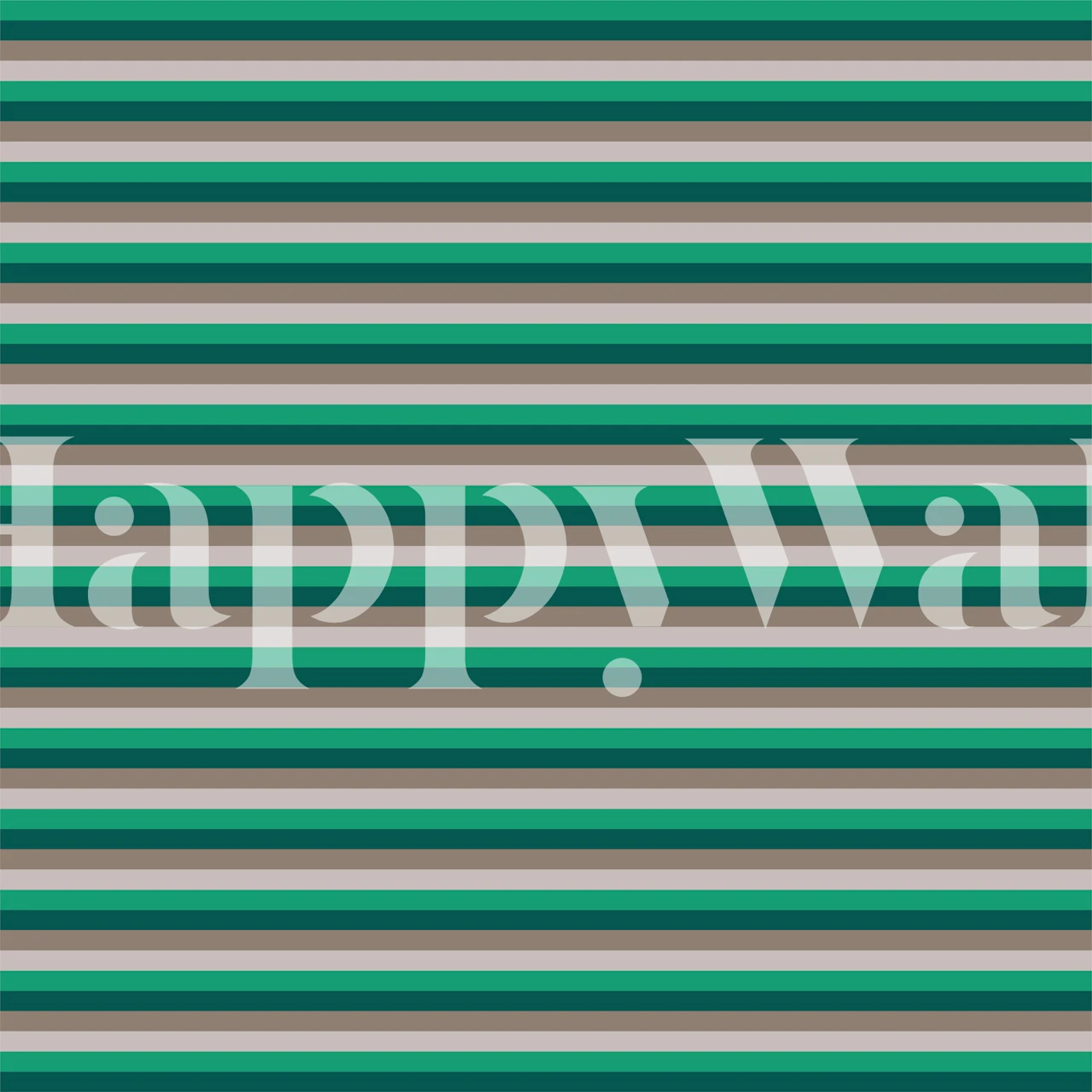 Stripes pattern green wallpaper in a room