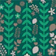 Dark green forest garden jungle