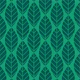 Emerald green jumbo leaves pattern