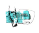 Close Relation Turquoise Abstract Art