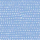 Hand drawn dots on blue