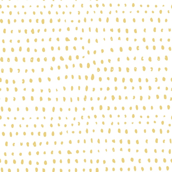Hand drawn dots in yellow