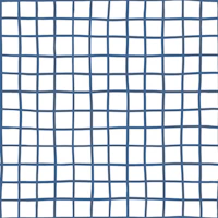 Hand drawn grid in navy blue wallpaper