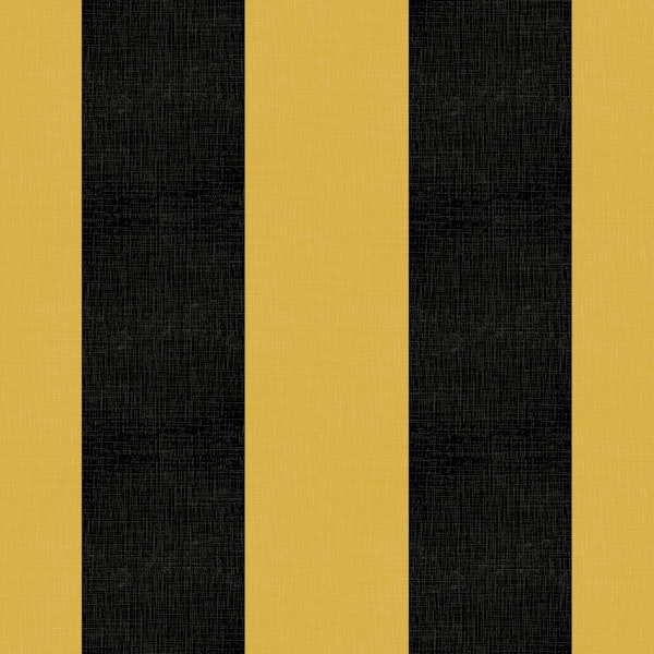 Wide textured stripes - black and yellow