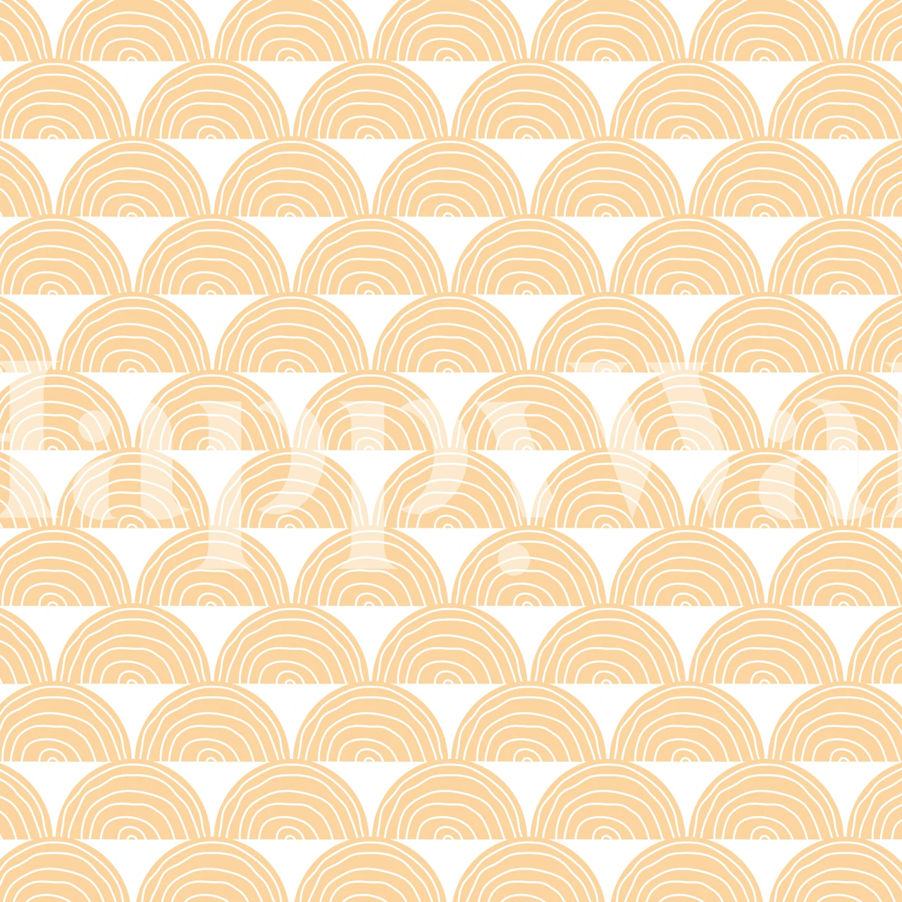 Mid Century Bohemian wallpaper in a room