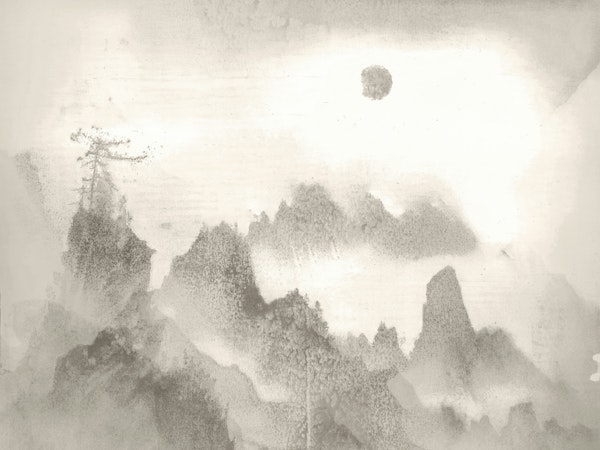 Misty Moody Forest Art