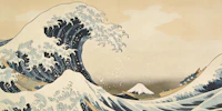 Wild Japanese Wave papiers peint