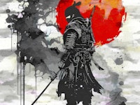 Samurai papiers peint