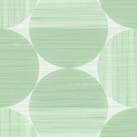 Retro Circle Shapes Paint Texture Sage Green tapet