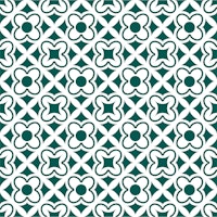 Turkish tile floral pattern forest green ταπετσαρία