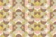 Retro Geometric Pattern Brown Sage
